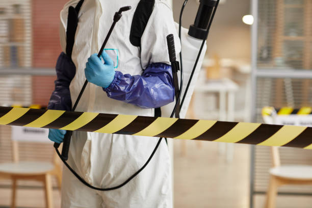 Professional Biohazard technician working in La Honda, CA